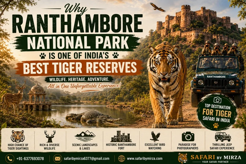 Royal Bengal Tiger in Ranthambore National Park during a wildlife safari